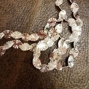 Silver spectrum HSN 42 in long chain necklace NEW